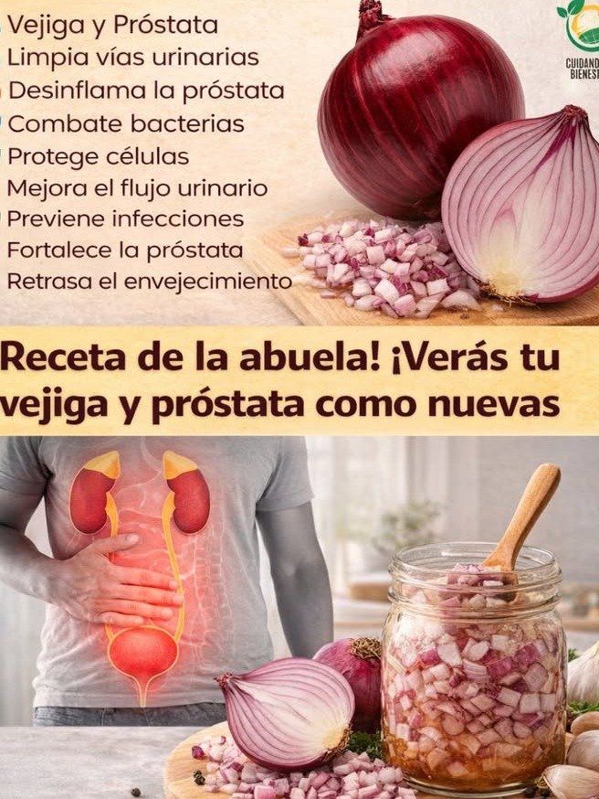 🦉 La Receta Secreta de Tu Abuela para Desintoxicar la Vejiga y la Próstata con Cebolla Roja (¡No Vas a Creer los Resultados!)