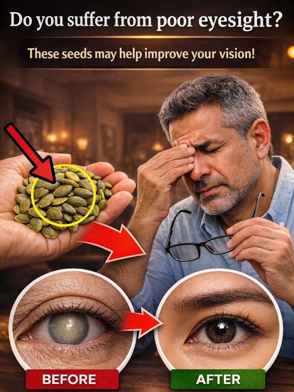 7 Hidden Signs Your Vision Is Declining (And How to Reverse It With These 4 Everyday Seeds)