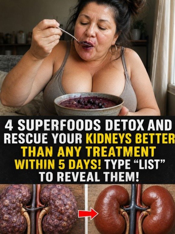 ¡URGENTE! Tus Riñones Sufren en Silencio: 4 Alimentos Comunes Que Los Desatascan y Te Devuelven la Energía (El #4 Te Sorprenderá)