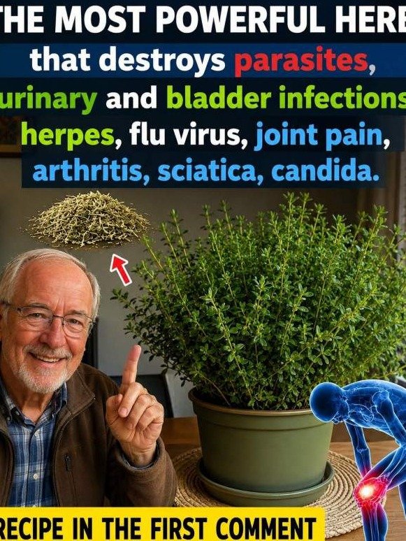 ¡El Remedio Ancestral Que Nadie Te Cuenta! Cómo el Tomillo Despierta Tus Pulmones, Intestinos y Articulaciones de Raíz