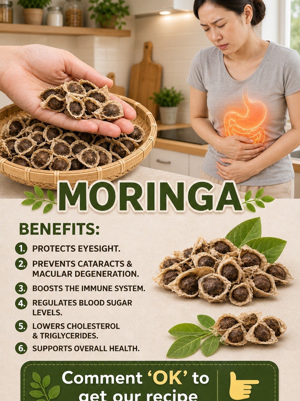 El Secreto Olvidado de la Naturaleza: ¡Estas Semillas de Moringa REVOLUCIONARÁN Tu Salud y Energía!