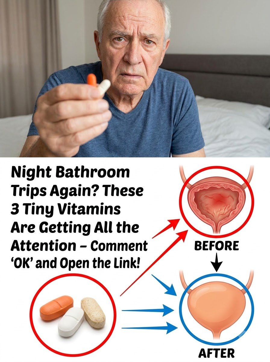 ¡Adiós Noches en Vela! 3 Vitaminas Secretas que Desactivan la Alarma de tu Vejiga y Te Devuelven el Sueño Profundo