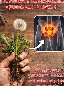 ¡ADIÓS NOCHES EN VELA! El SECRETO del Diente de León que CRECE en tu JARDÍN para UNA PRÓSTATA Y VEJIGA SALUDABLES