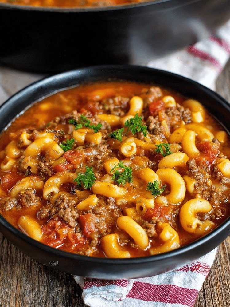 Unlock Grandma's Secret: This Cheesy, One-Pot Goulash Is the Ultimate Comfort Food You NEED to Make Tonight!