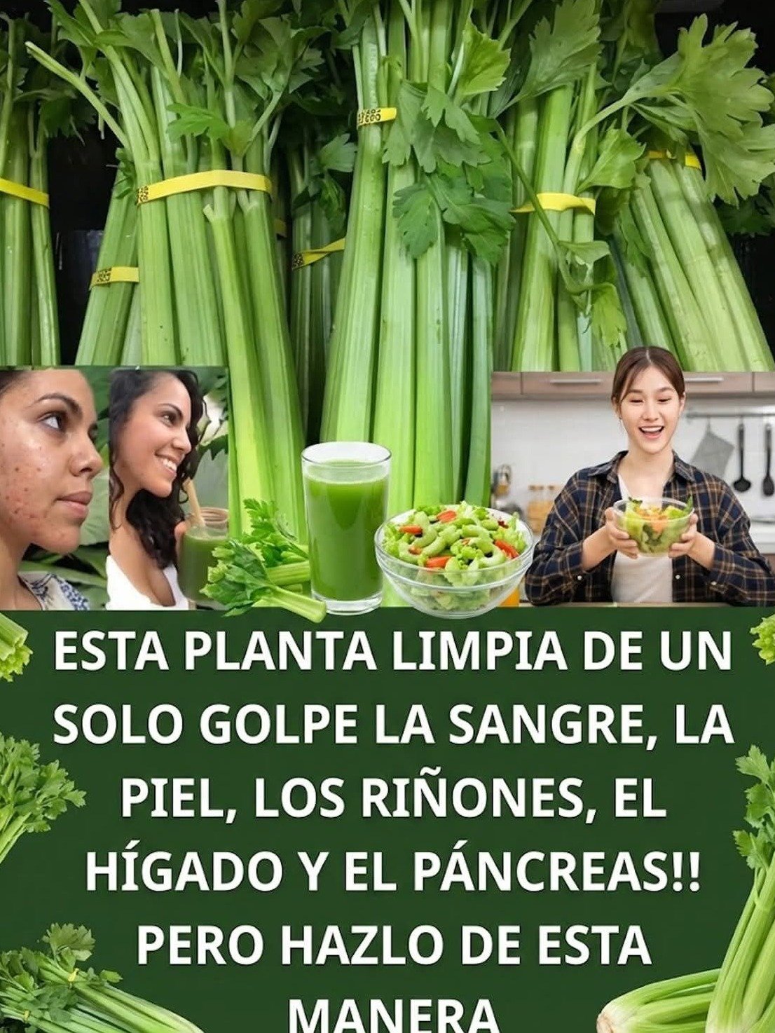 El Secreto Detox: Cómo el Jugo de Apio Puede Transformar tu Hígado, Riñones y Pulmones