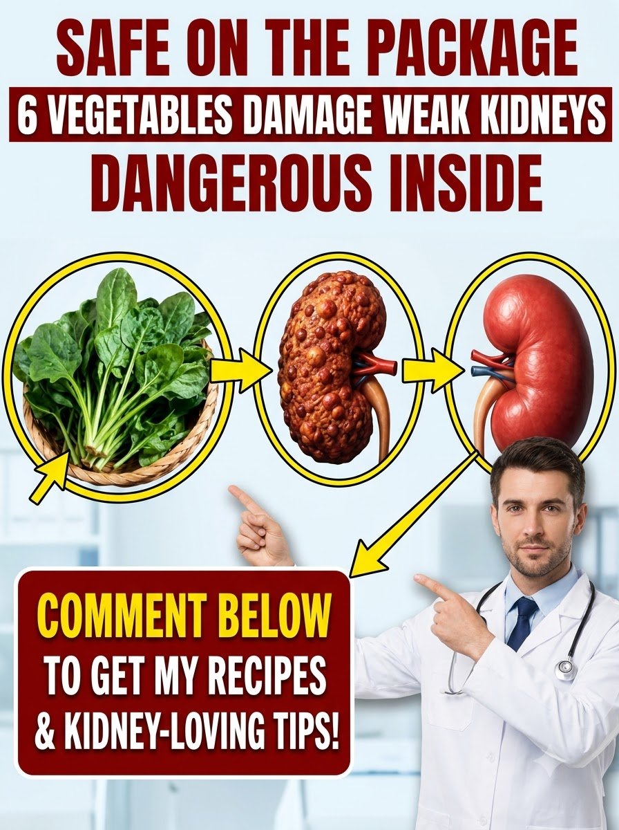 ¡Alerta Roja! 6 Vegetales 'Saludables' Que Están Dañando Tus Riñones En Silencio (Y Nadie Te Lo Dice)