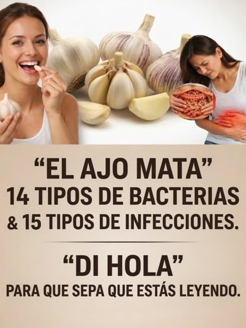 🧄 El Secreto Milenario: ¿Es el Ajo Realmente el 'Antibiótico Natural' que tu Cuerpo Necesita?