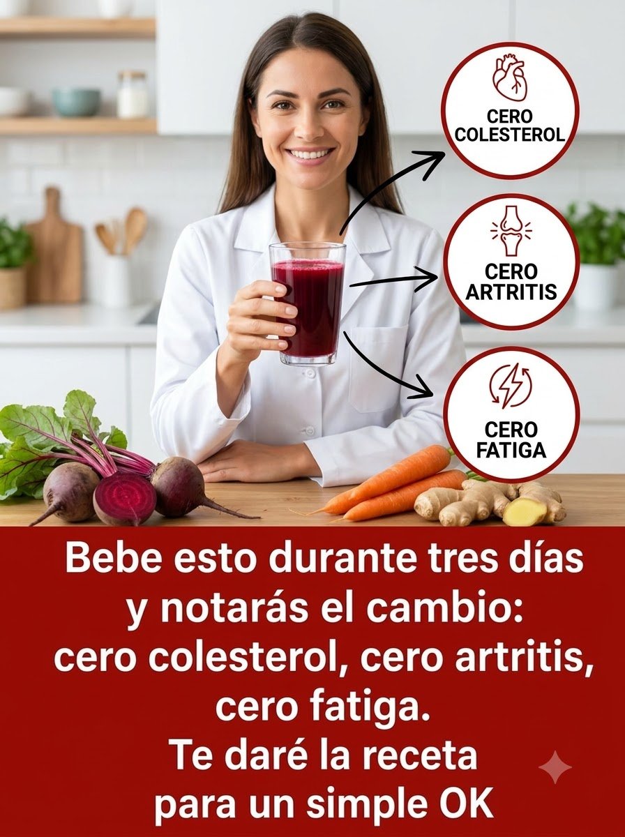 ¡No Creerás lo que Pasa en 30 Días! La Receta de Remolacha que Despierta tu Energía, Protege tu Corazón y Calma tus Articulaciones