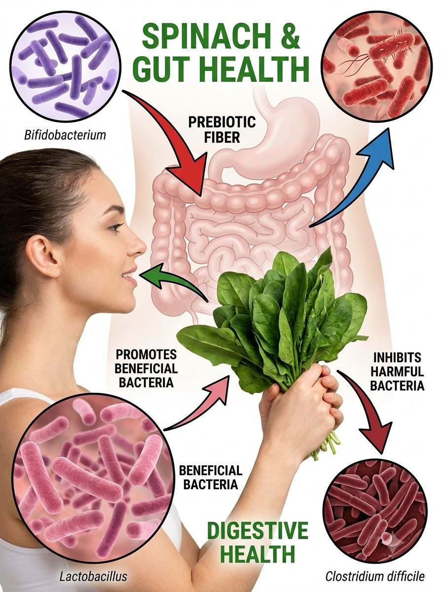 ¡El Secreto Verde Que Tu Intestino Necesita URGENTE! Descubre Cómo Las Espinacas lo Transforman por Dentro