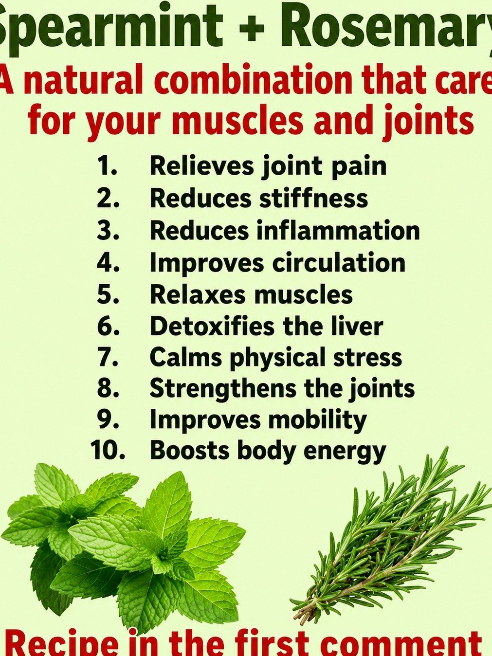 Stop Ignoring Joint Pain: The Refreshing Mint & Rosemary Tea Hack That Could Change Your Daily Routine