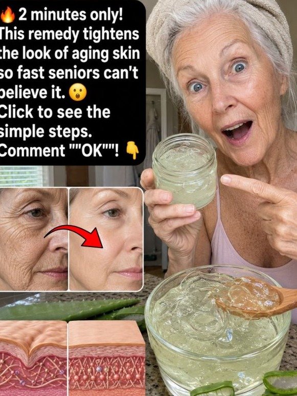 ¿Piel Flácida y Arrugas? Descubre el Secreto de 2 Minutos con Aloe Vera Que Desafía la Gravedad (¡Te Dejará Sin Palabras!)