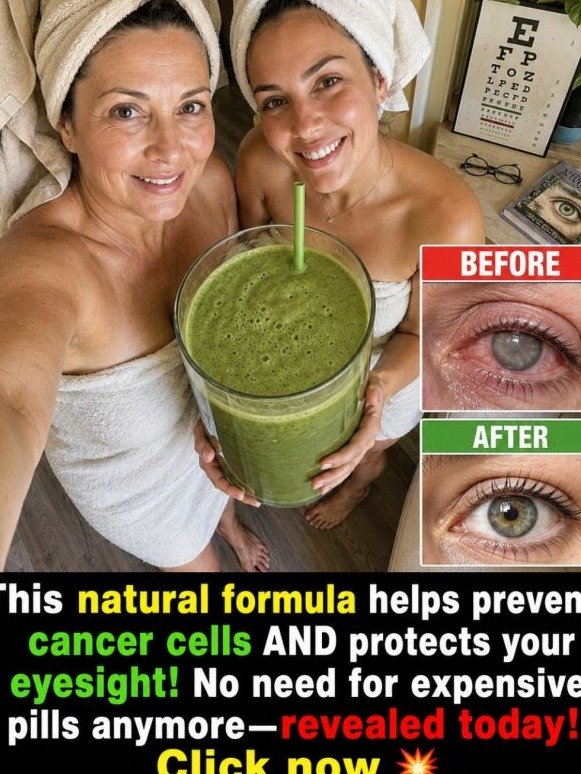 ¿Más de 50? ¡Este ÚNICO Jugo Natural REVOLUCIONARÁ Tu Vista Y Blindará Tus Células Contra el Cáncer! No lo Creerás...