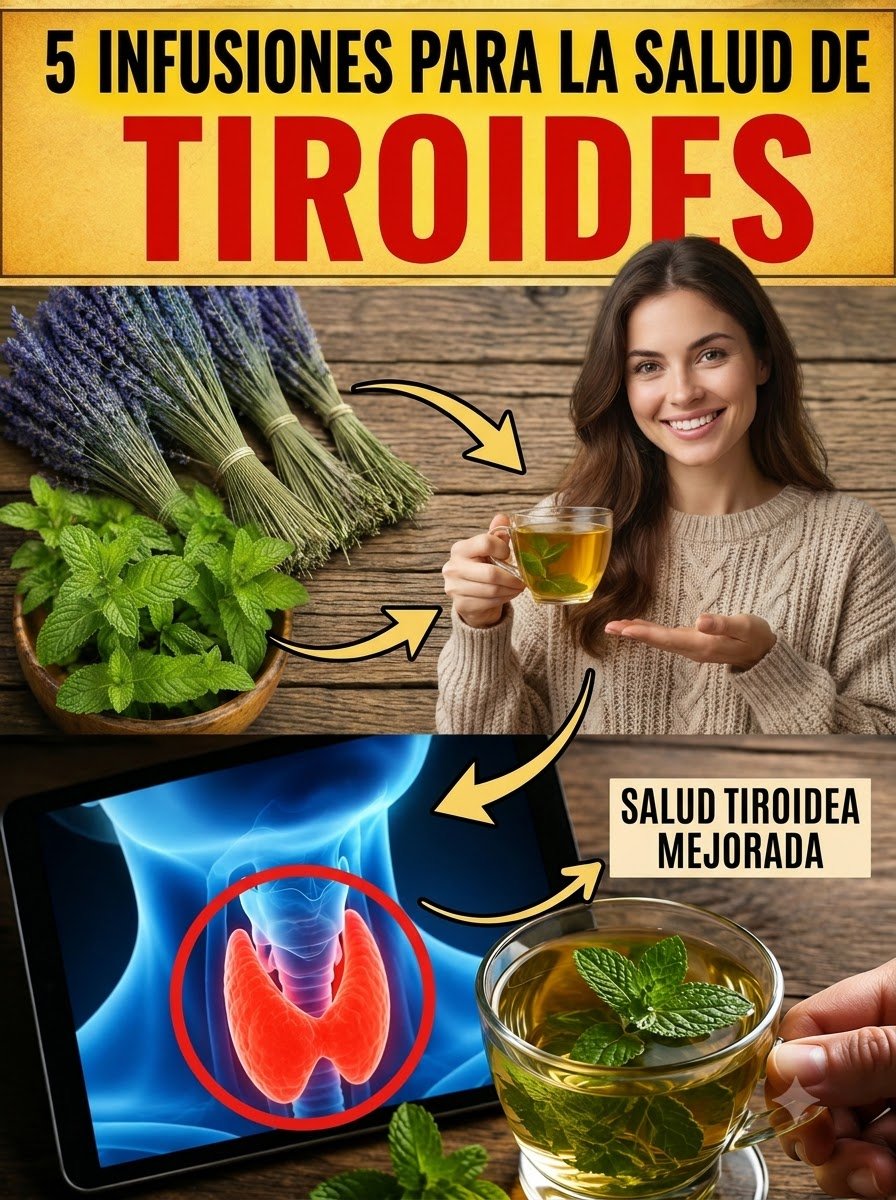 ¡Alerta! ¿Tu Tiroides Te Está Fallando? 5 Hierbas SECRETAS Para Reactivar Tu Metabolismo HOY Mismo