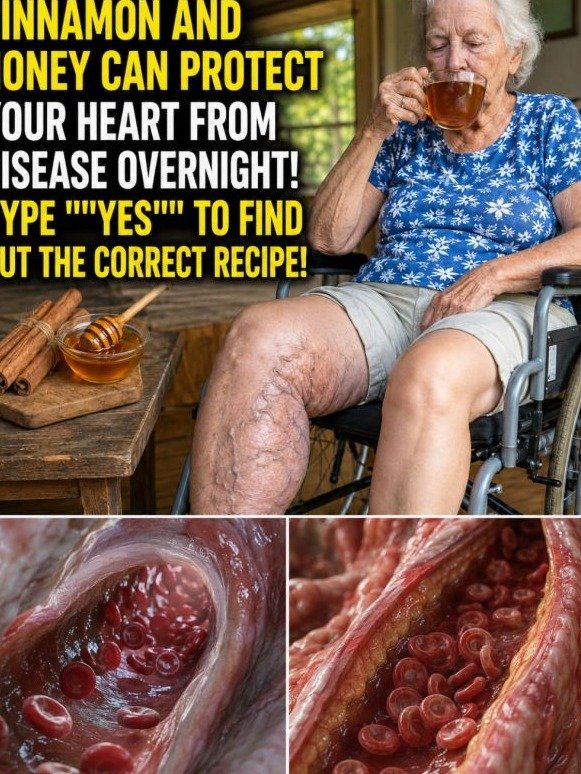 ¡Alerta Roja! Tu Sangre Podría Estar Atascada: El Secreto de Canela y Miel Que Desatasca Tus Arterias y Salva Tu Corazón