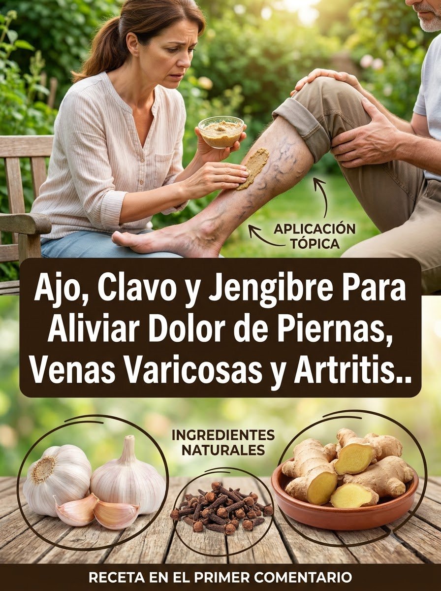 ¡Adiós al Dolor y las Varices! El Secreto Ancestral de Ajo, Clavo y Jengibre Que Tu Cuerpo Necesita HOY