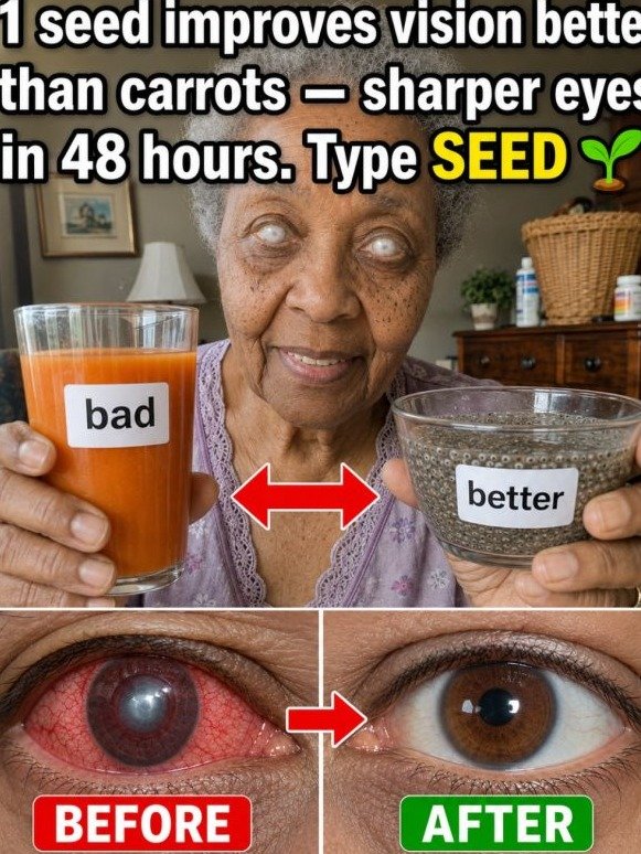 Forget Carrots: The Tiny Seed That Recharges Your Tired Eyes Overnight