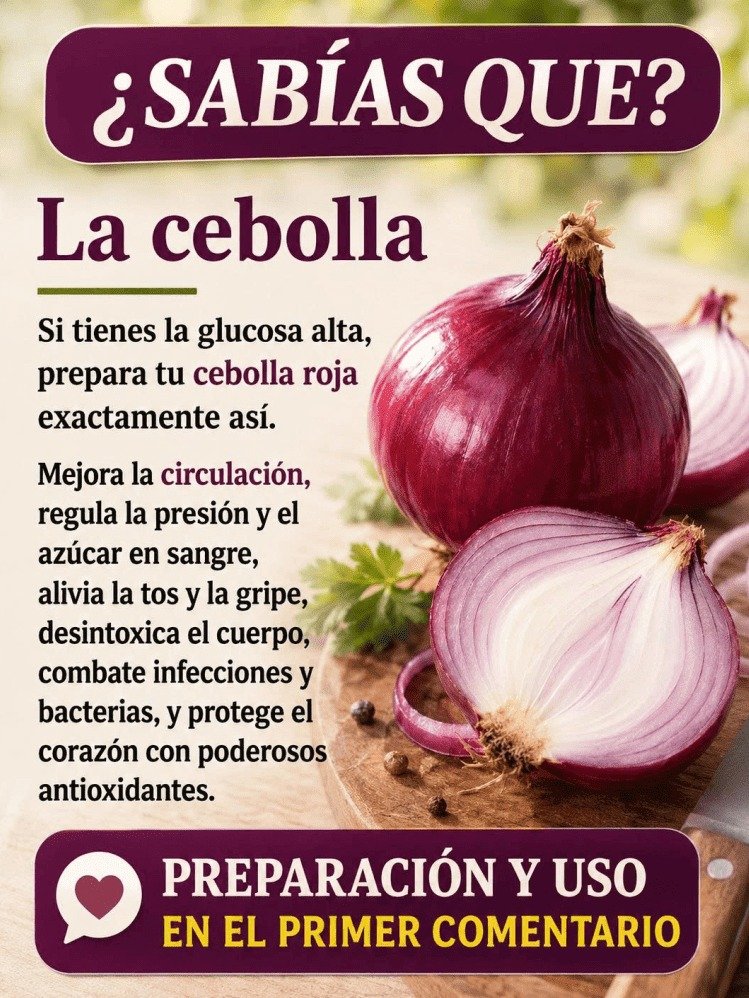 No Creerás lo que la Cebolla Morada Puede Hacer por Tu Salud: ¡El Superalimento que Debes Tener en tu Cocina HOY!