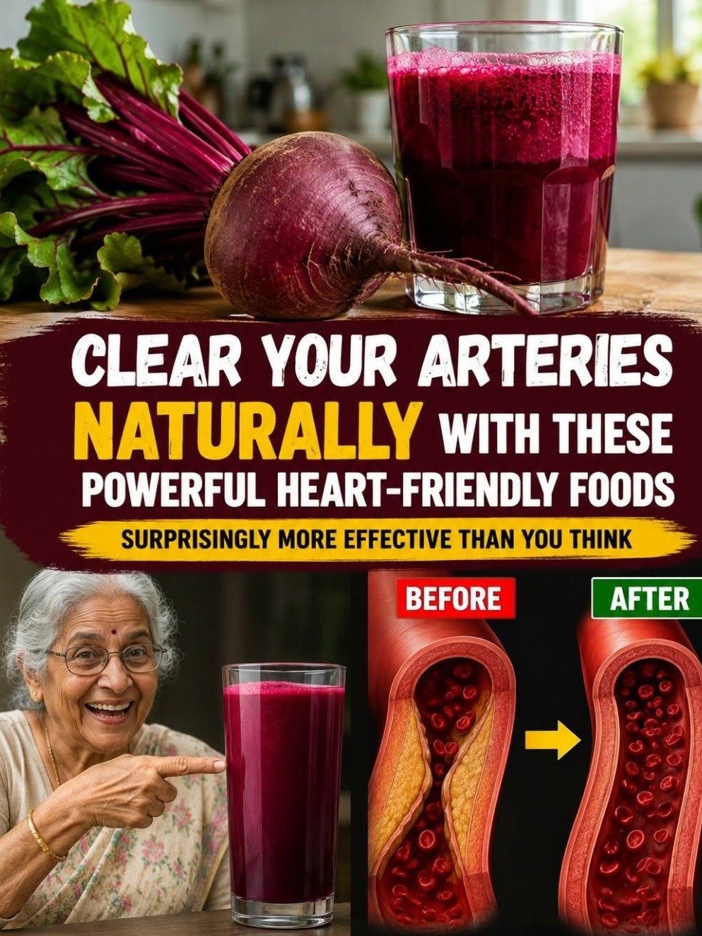 ¡Alerta Roja! ¿El Zumo de Remolacha Realmente Limpia tus Arterias? La Verdad Impactante que DEBES Saber para Proteger tu Corazón