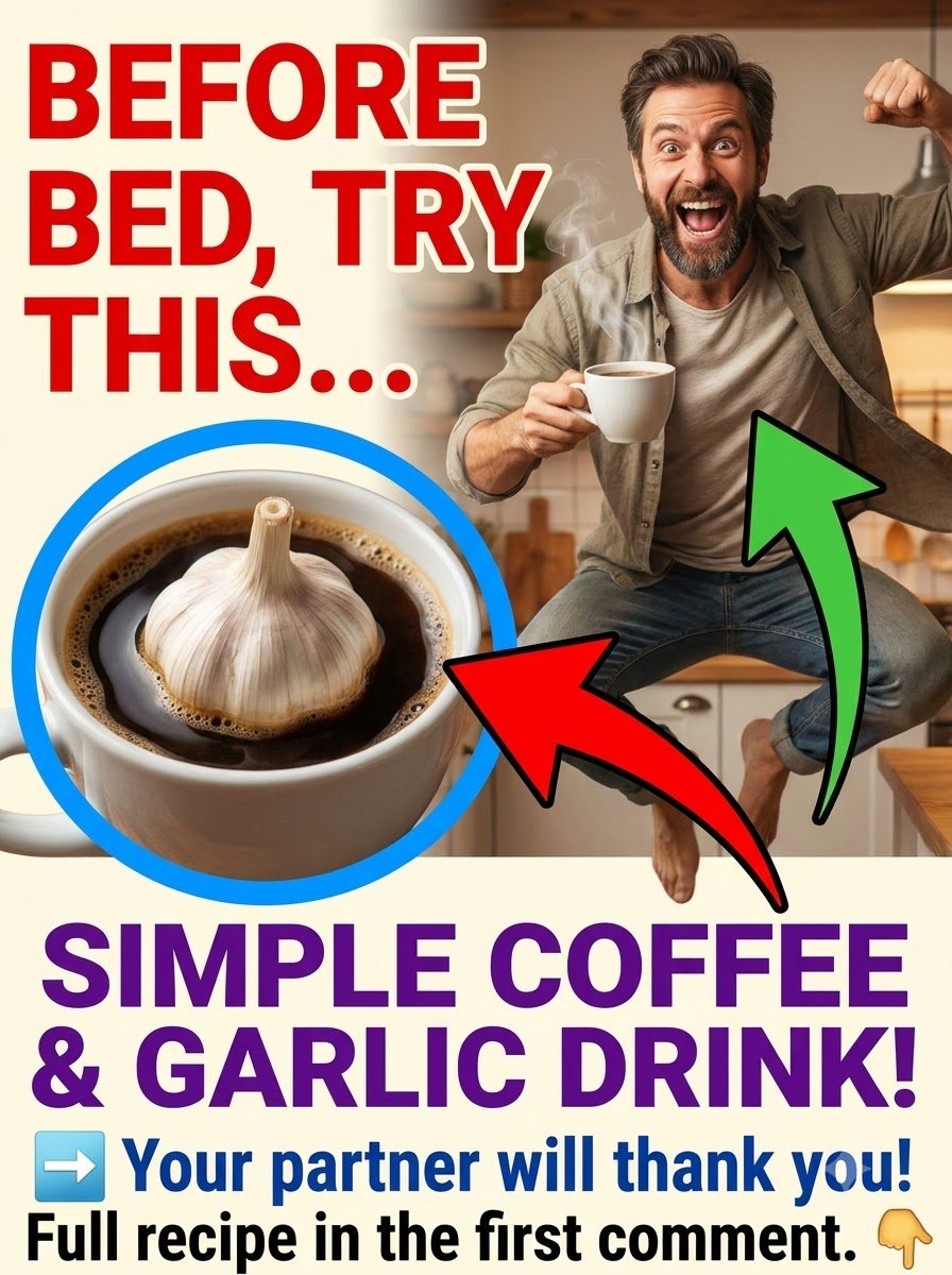 The Strange 'Coffee and Garlic' Nighttime Ritual Men Are Swearing By