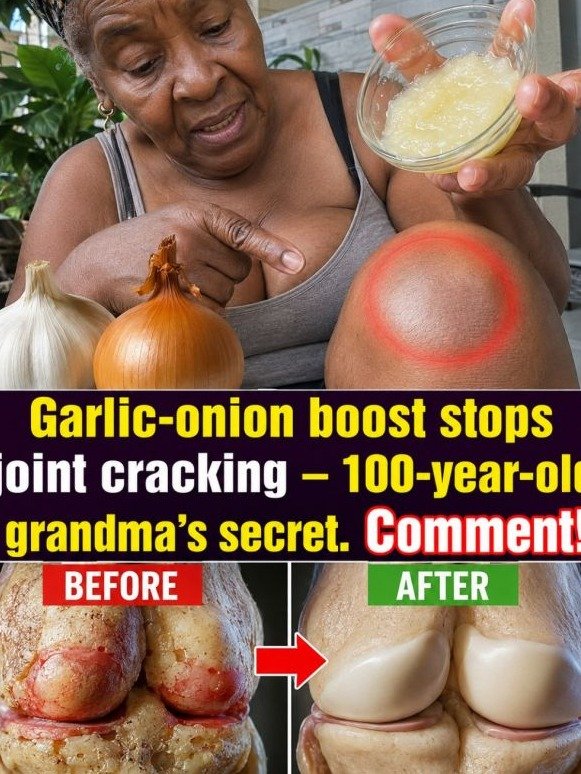 ¡El Secreto Viral Escondido en Tu Cocina! Cómo el Ajo y la Cebolla Detienen el Crujido Articular y Revitalizan tus Rodillas Rígidas