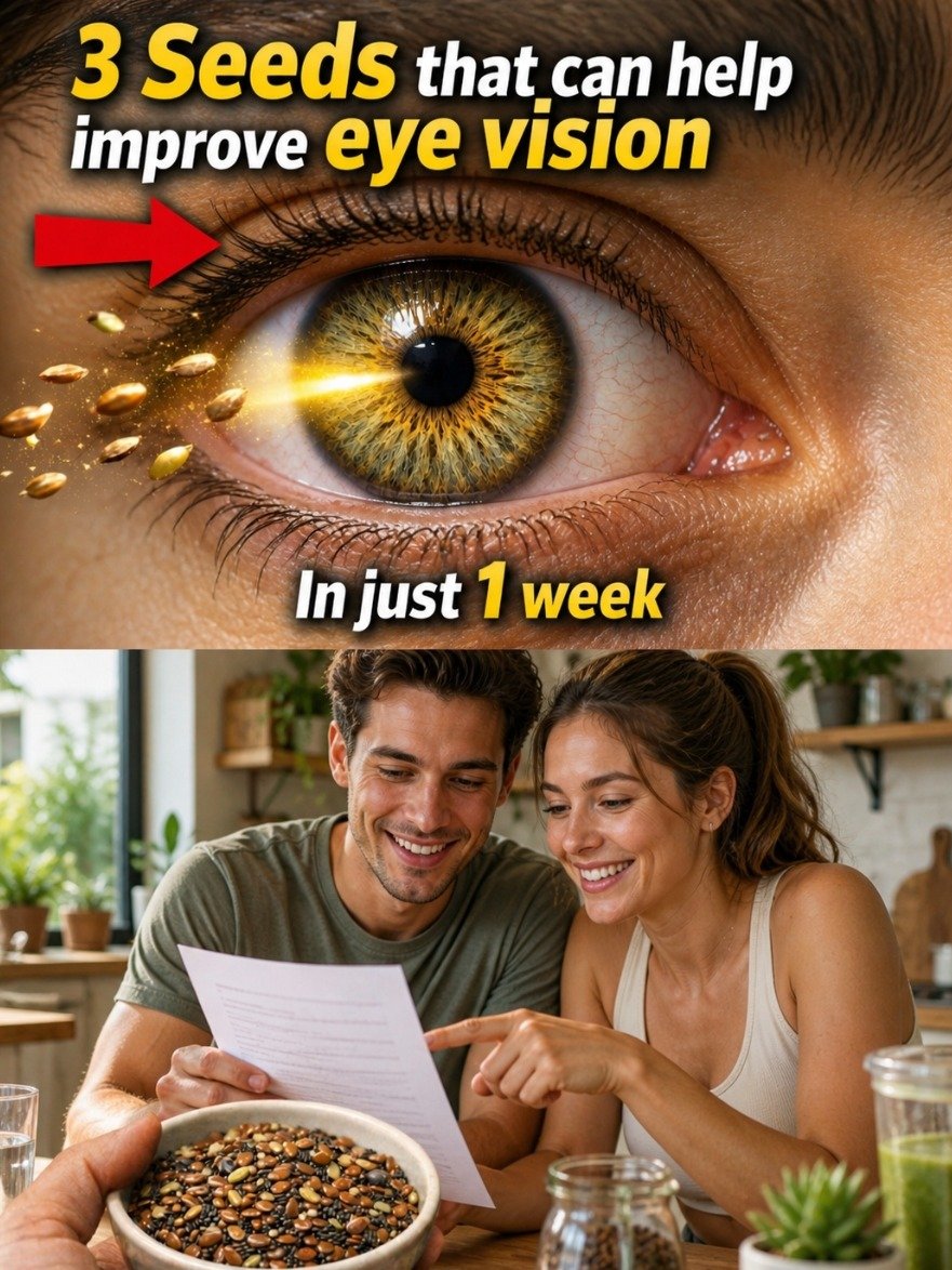 ¡No Te Lo Creerás! 3 Semillas Diarias Que Podrían Salvar Tu Vista y Mejorar Tus Ojos Naturalmente (El #3 Es Clave)