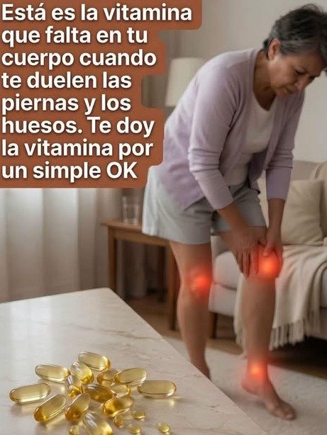 ¡Adiós al Dolor! Descubre la Vitamina ESENCIAL que Tus Piernas y Huesos Imploran (y cómo recuperarla)