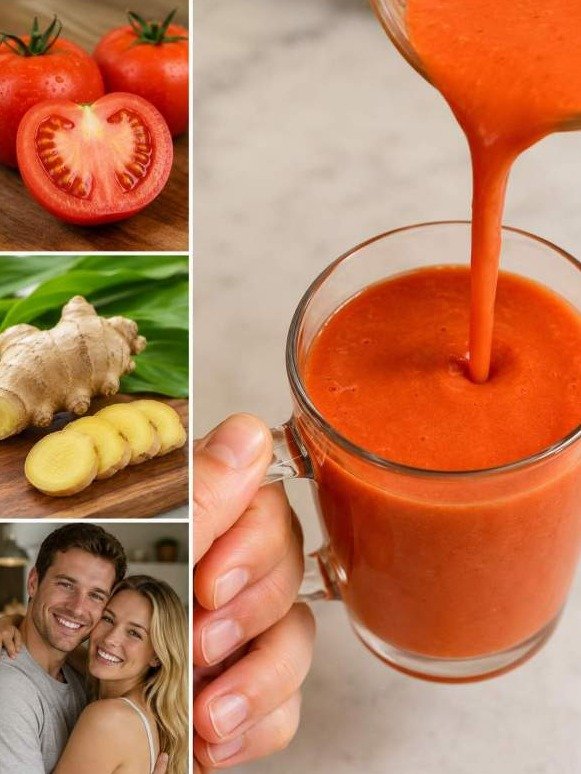 ¡Tu Cuerpo Te Lo Rogará! El Secreto del Tomate y Jengibre Para un Reset Muscular y Energía Sin Límites