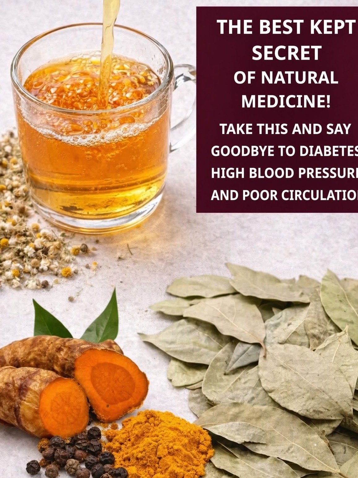 The Golden Elixir: Why This Chamomile, Bay Leaf, and Turmeric Tea Is Your New Wellness Secret