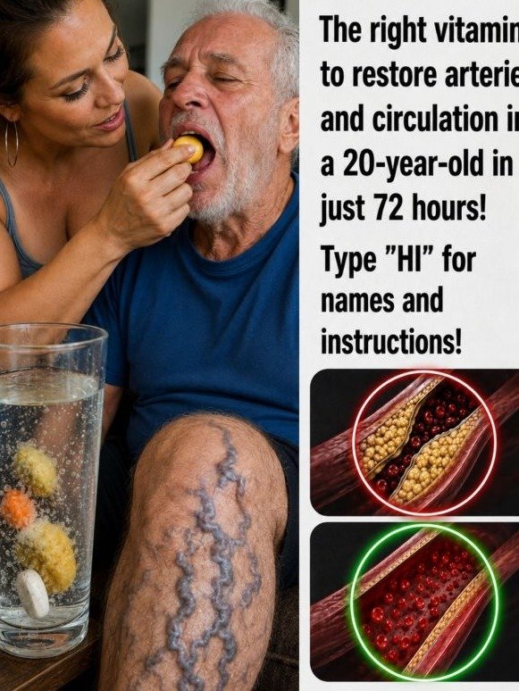 ¡El Secreto Oculto! 4 Vitaminas Esenciales Que Tus Arterias Necesitan URGENTE para Eliminar el Calcio y Volver a Fluir Como Nunca