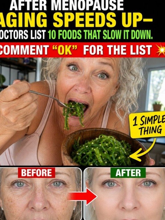 ¡El Reloj No Tiene Que Acelerarse! 10 Alimentos Vitales Que Detienen el Envejecimiento Post-Menopausia