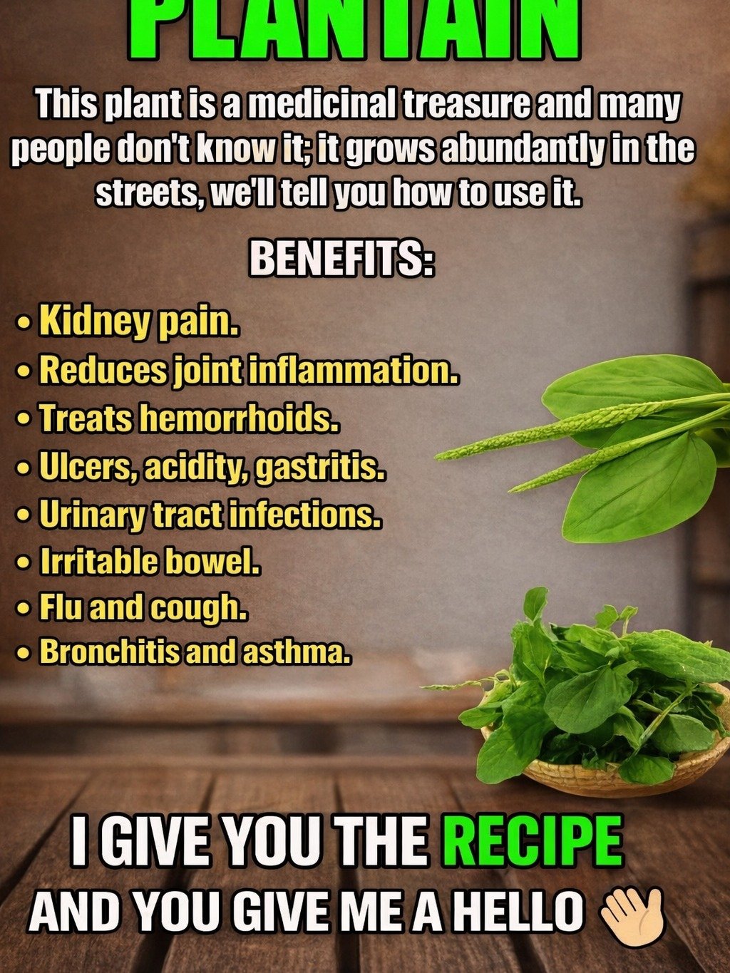 The Forgotten 'Weed' That Could Transform Your Health: The Secrets of Plantain Leaf Tea