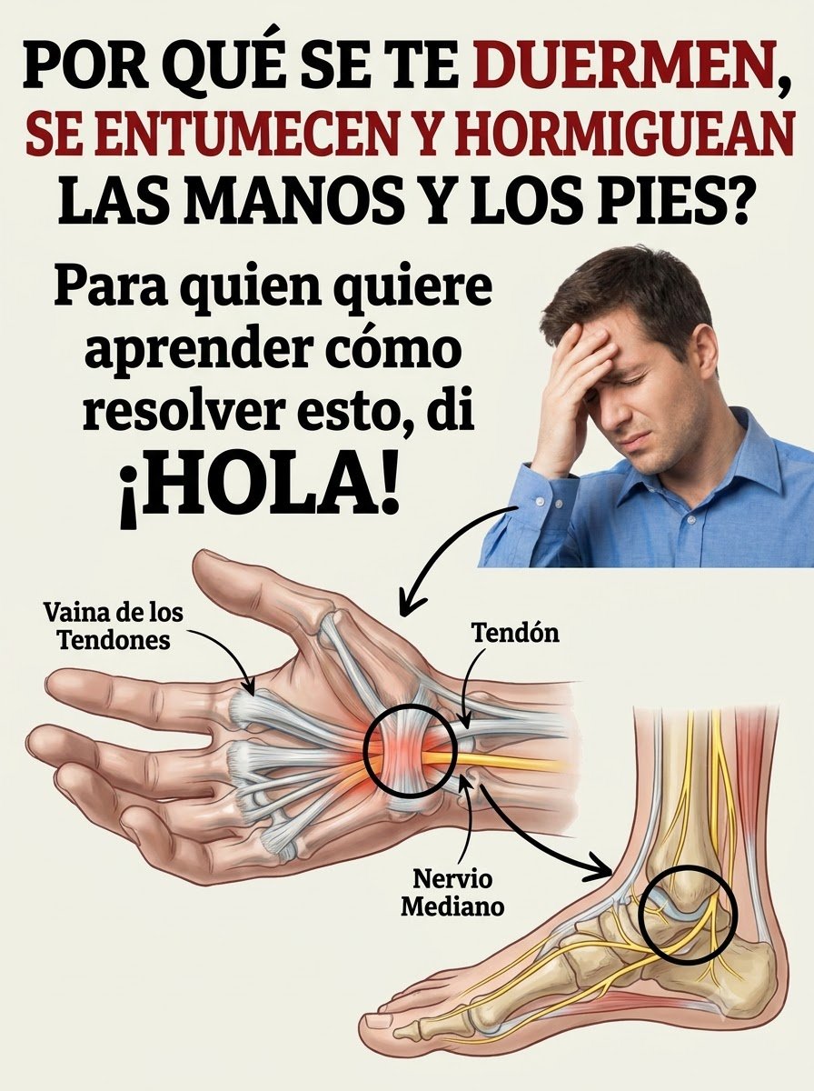 ¡Despierta Tus Manos! Si Se Te Duermen, Tu Cuerpo Te Advierte: 7 Causas Secretas y los 5 Remedios Naturales Más Poderosos que Necesitas YA