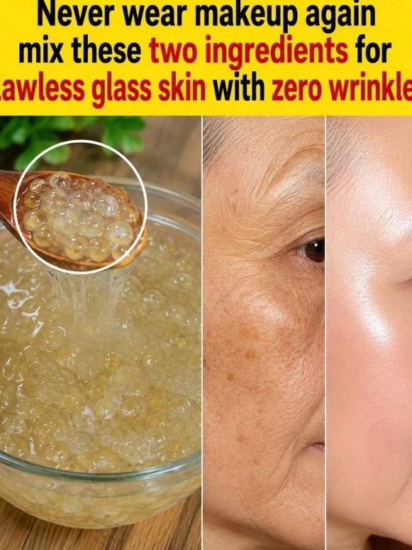 ¡Adiós Maquillaje! El Secreto de 2 Ingredientes que la Industria NO Quiere que Sepas para Piel de Cristal y Sin Arrugas