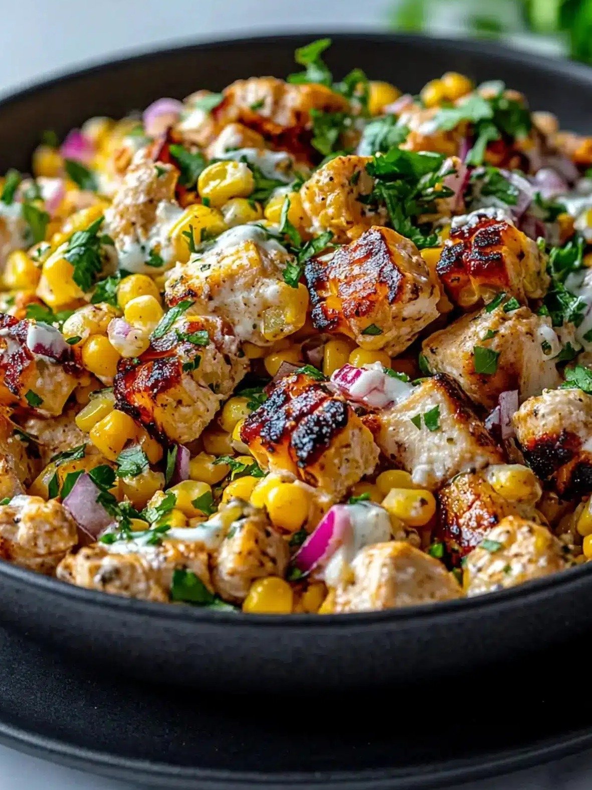 Your New Go-To Meal: This Creamy High-Protein Chicken Street Corn Salad Is The Flavor Bomb You NEED Now!