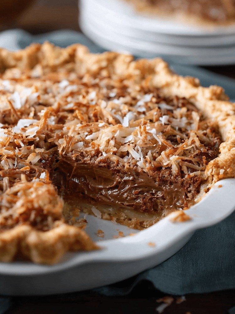 Warning: This German Chocolate Pie Is SO Decadent, It Might Just Disappear Instantly!