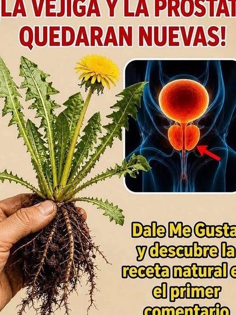 Diente de León: El Secreto Natural que Podría Cambiar la Salud de tu Próstata (y tu Cuerpo)