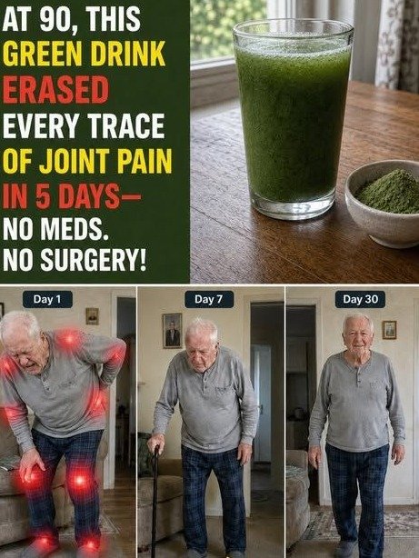 The 90-Year-Old's Secret Weapon: This Green Drink Obliterates Joint Pain FAST