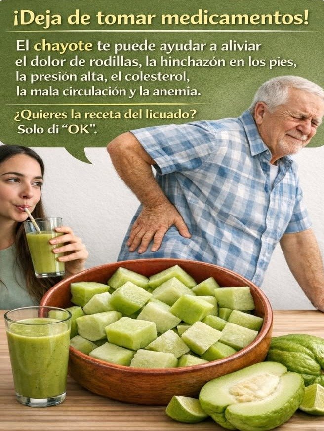 🥒🥤 No Bebas Esto Si Quieres Bajar de Peso… El Jugo de Chayote Que La Ciencia No Quiere Que Sepas (Receta Fácil)