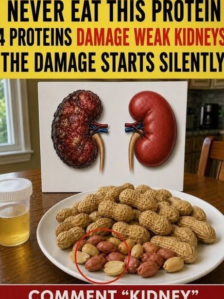 ¡Alerta Roja! Las 4 Proteínas Que Tus Riñones Débiles No Soportan (Y Las Estás Comiendo Cada Día)