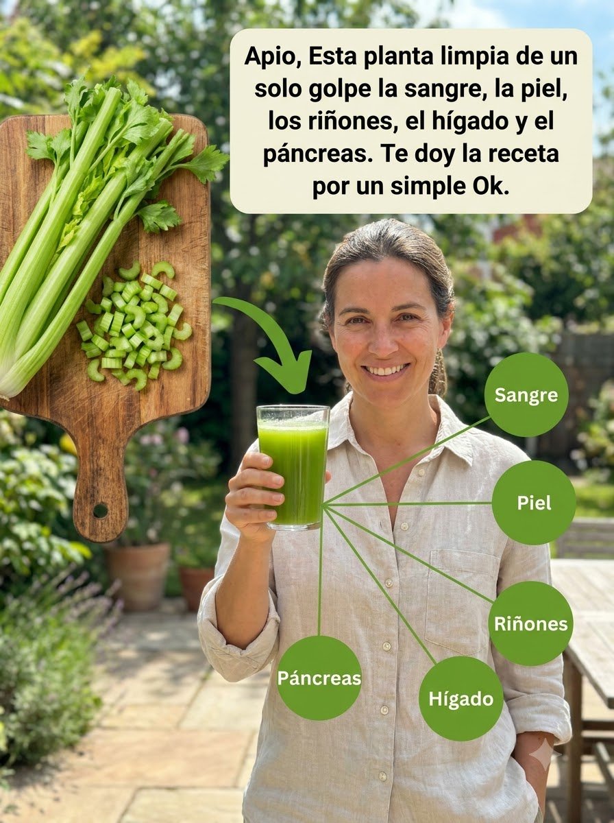 ¡ATENCIÓN! El Apio: El Héroe Olvidado que LIMPIA tu Sangre, Riñones e Hígado como NUNCA antes (y cómo USARLO BIEN)