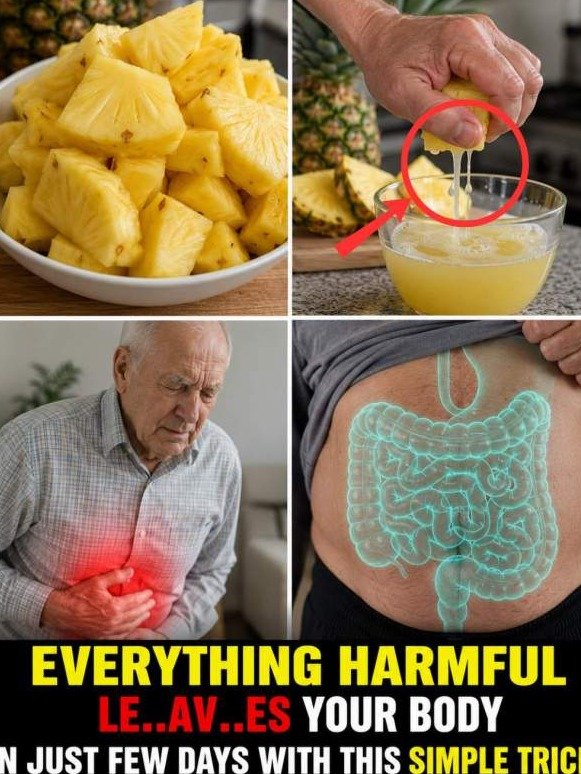 ¡El Secreto de 3 Días Revelado! Cómo la Piña Desbloquea tus Intestinos, Hígado y Riñones para Sentirte Increíble