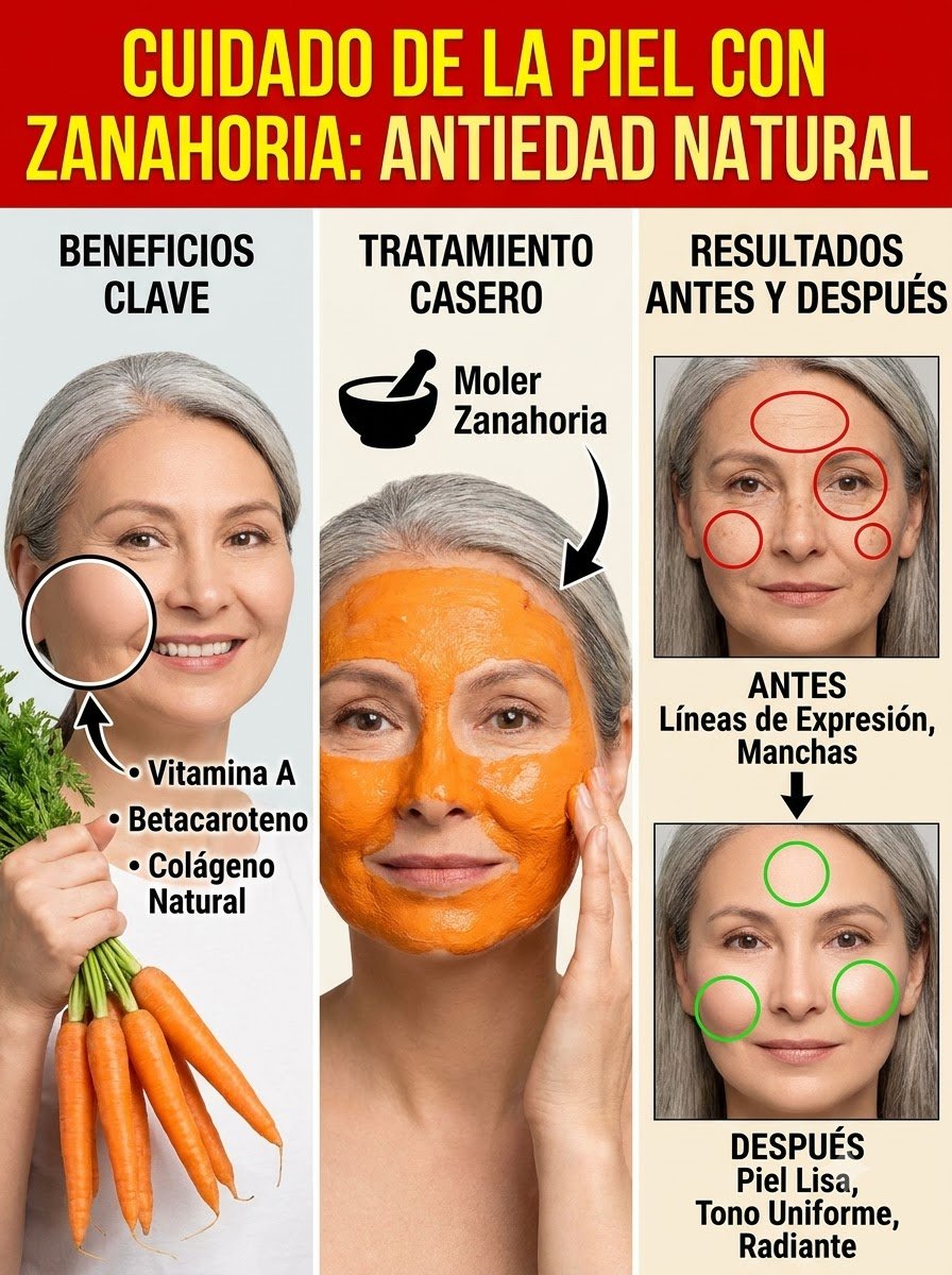 ¡Advertencia! Si Tu Piel Luce Vieja y Cansada, ESTO Es Lo Que La Zanahoria Despierta En Ella (Y Nadie Te Lo Dirá)