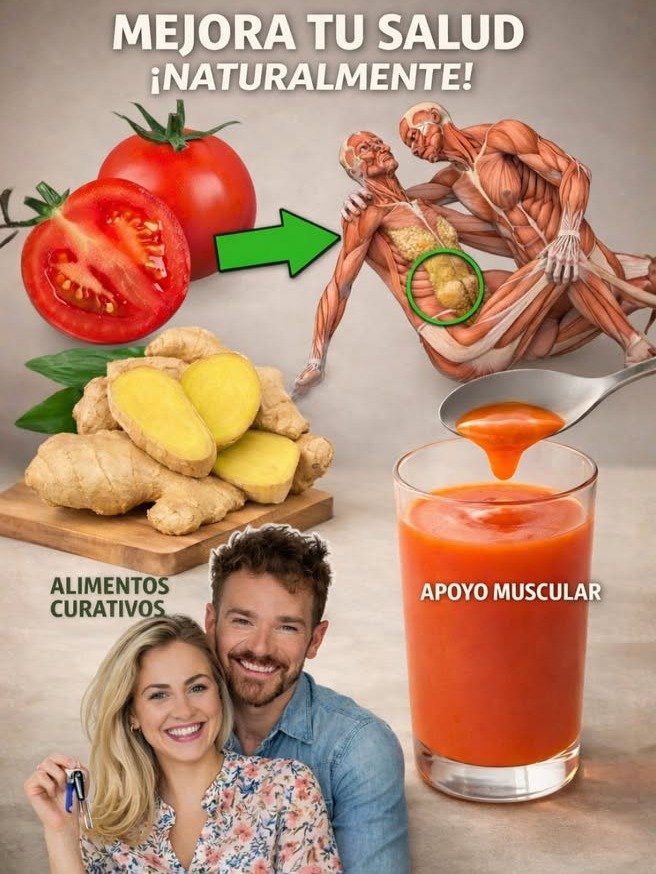 ¡Despídete del Cansancio Crónico! La Bebida Secreta de Jengibre y Tomate Que Revitalizará tu Día en Minutos (¡No creerás lo fácil que es!)