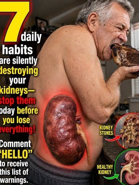 7 Daily Habits That Are Secretly Destroying Your Kidneys (Stop Before It’s Too Late!)