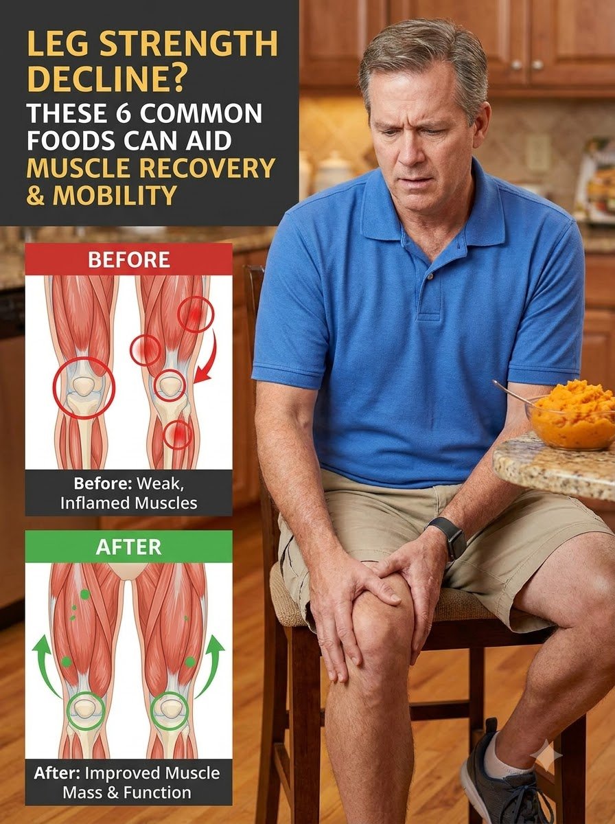 Stop Ignoring Your Weak Legs: 6 Nutrient-Dense Foods That Restore Youthful Strength