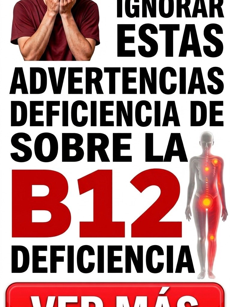 ¡Alerta Roja! Si Sientes ESTO, Tu Cuerpo Te Grita que Te Falta B12 (El Daño Podría Ser Irreversible si No Actúas YA)