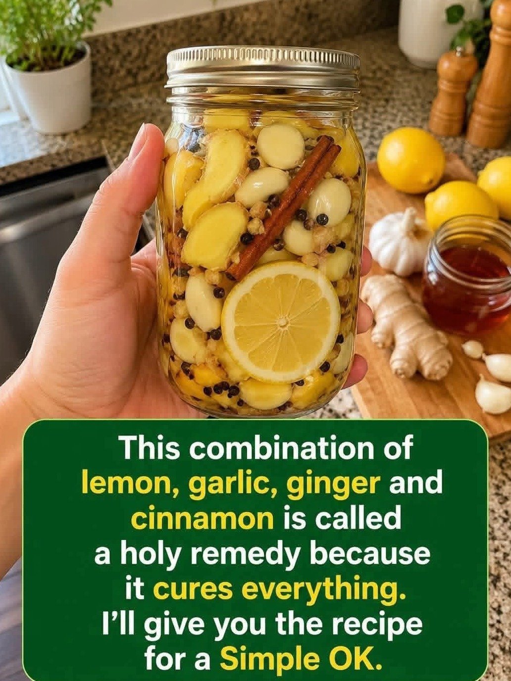 ¡El Único Elixir de Bienestar que Necesitas! Limón, Ajo, Jengibre y Miel: La Receta Secreta para una Salud Imparable