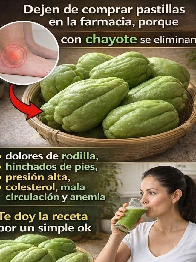 Bebe Esto en Ayunas y Transforma tu Cuerpo: El Poder Oculto del Jugo de Chayote que Pocos Conocen