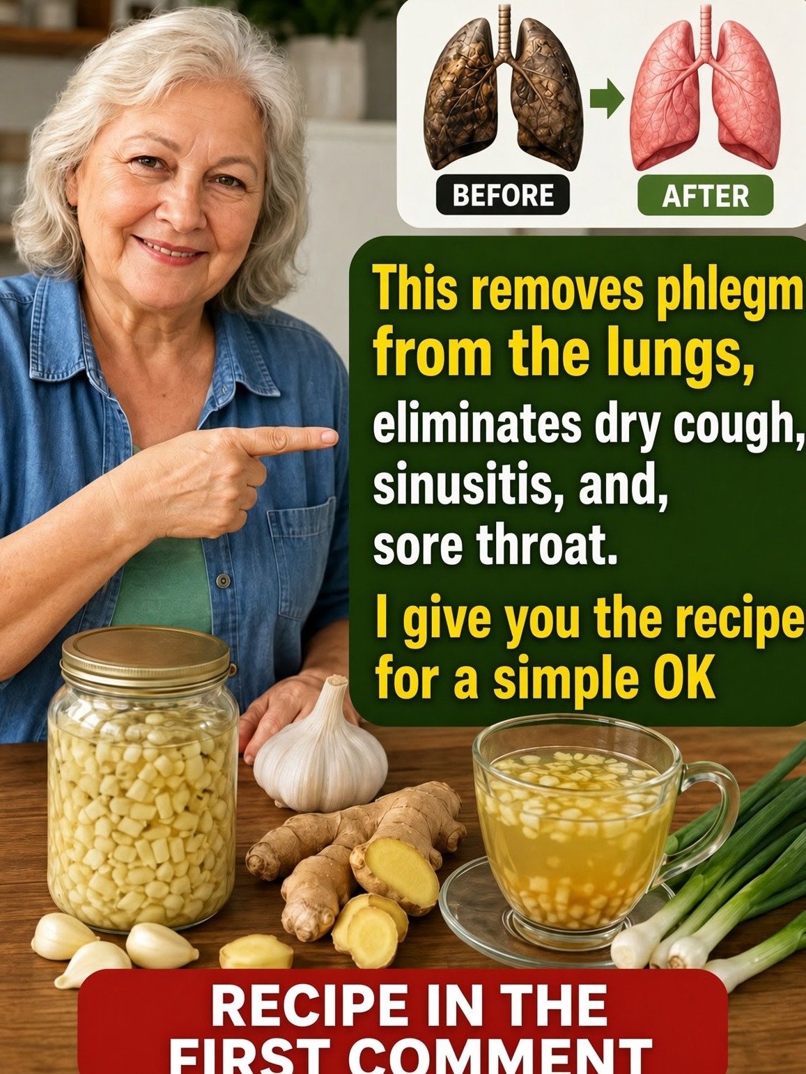 Unlock Your Lungs: The Viral Garlic & Ginger Tea Recipe Everyone's Talking About for Cough & Congestion (Read This Before You Brew!)