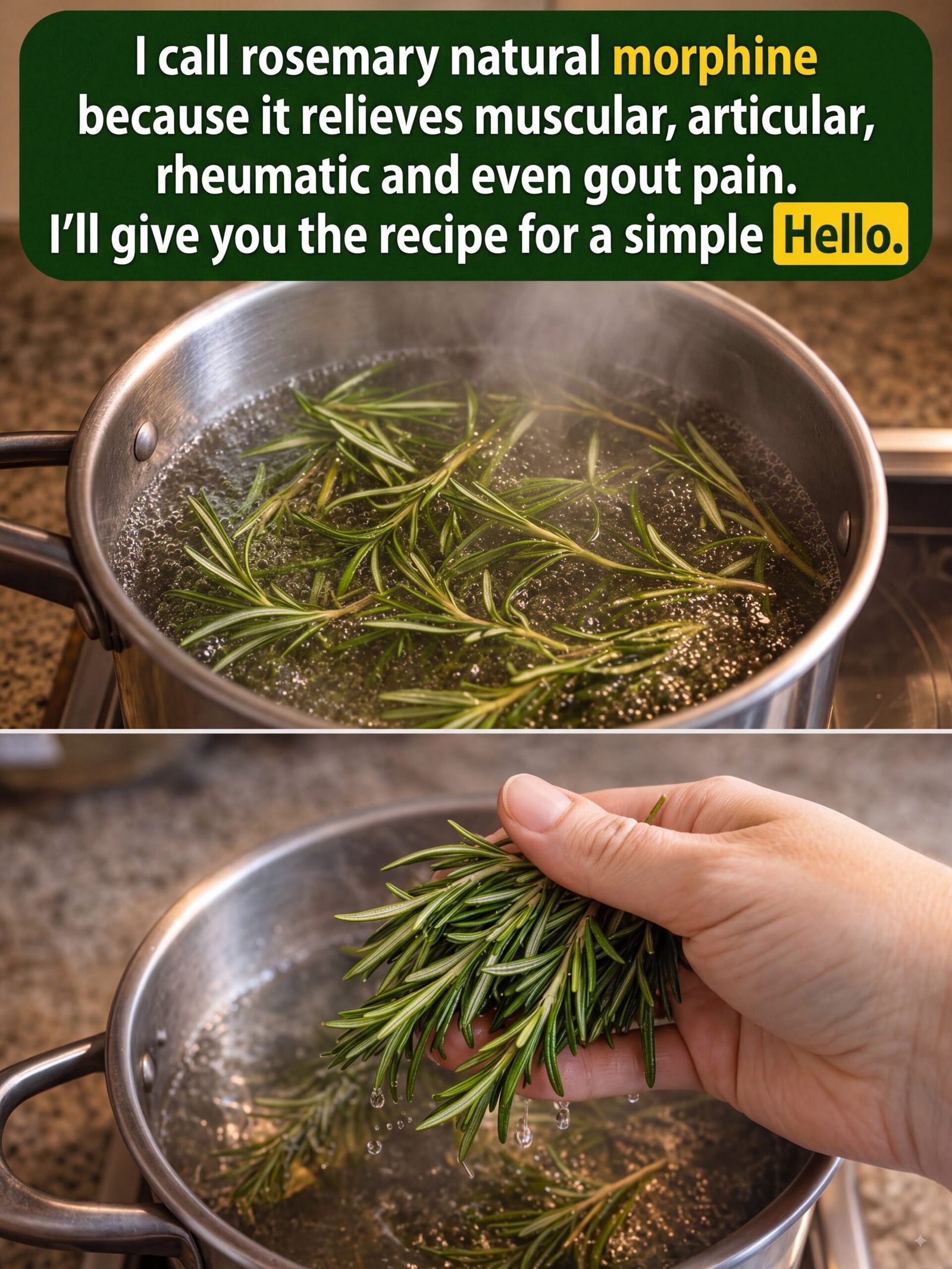 Viral 'Natural Morphine' Claim: The TRUTH About Rosemary for Soothing Discomfort (Don't Miss This!)